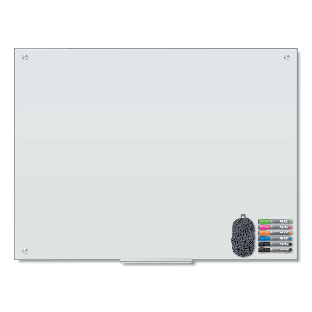 Magnetic Glass Dry Erase Board 48 x 36 White C290