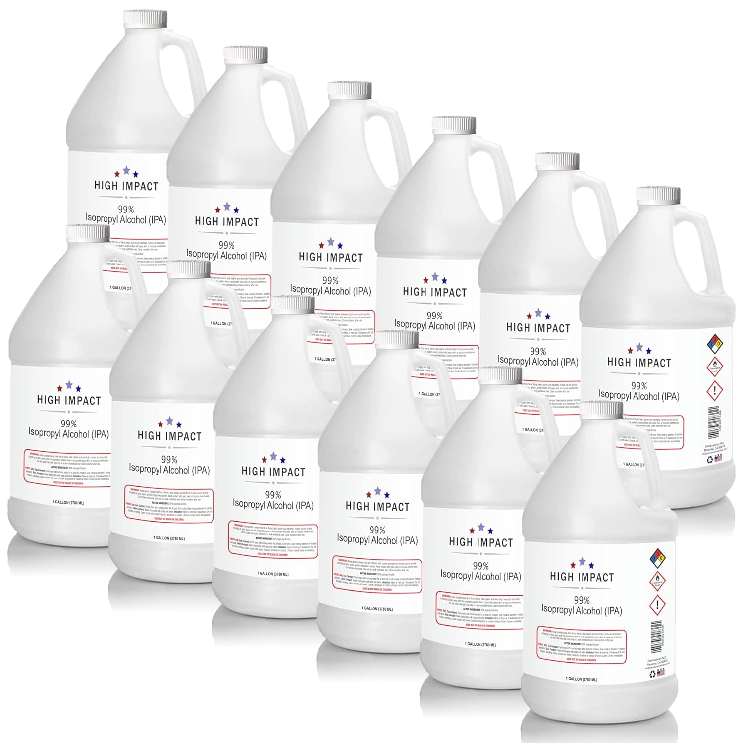 Isopropyl Alcohol 99% Gallon - Pack of 12 C157