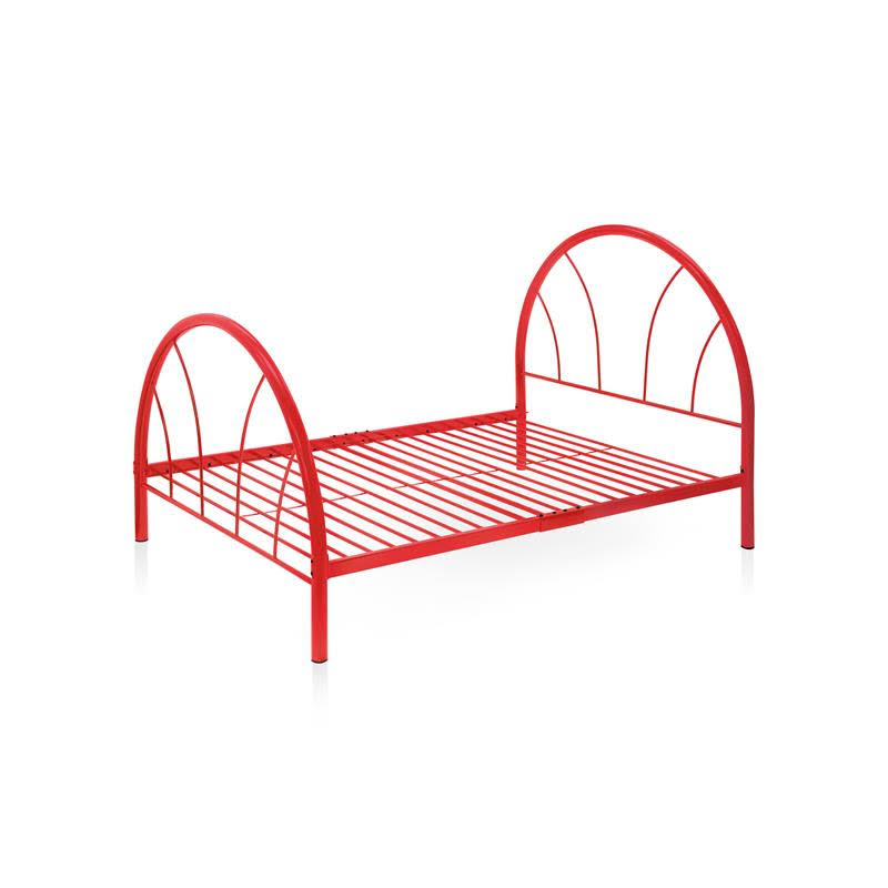 Red Full Metal Arch Bed F302786