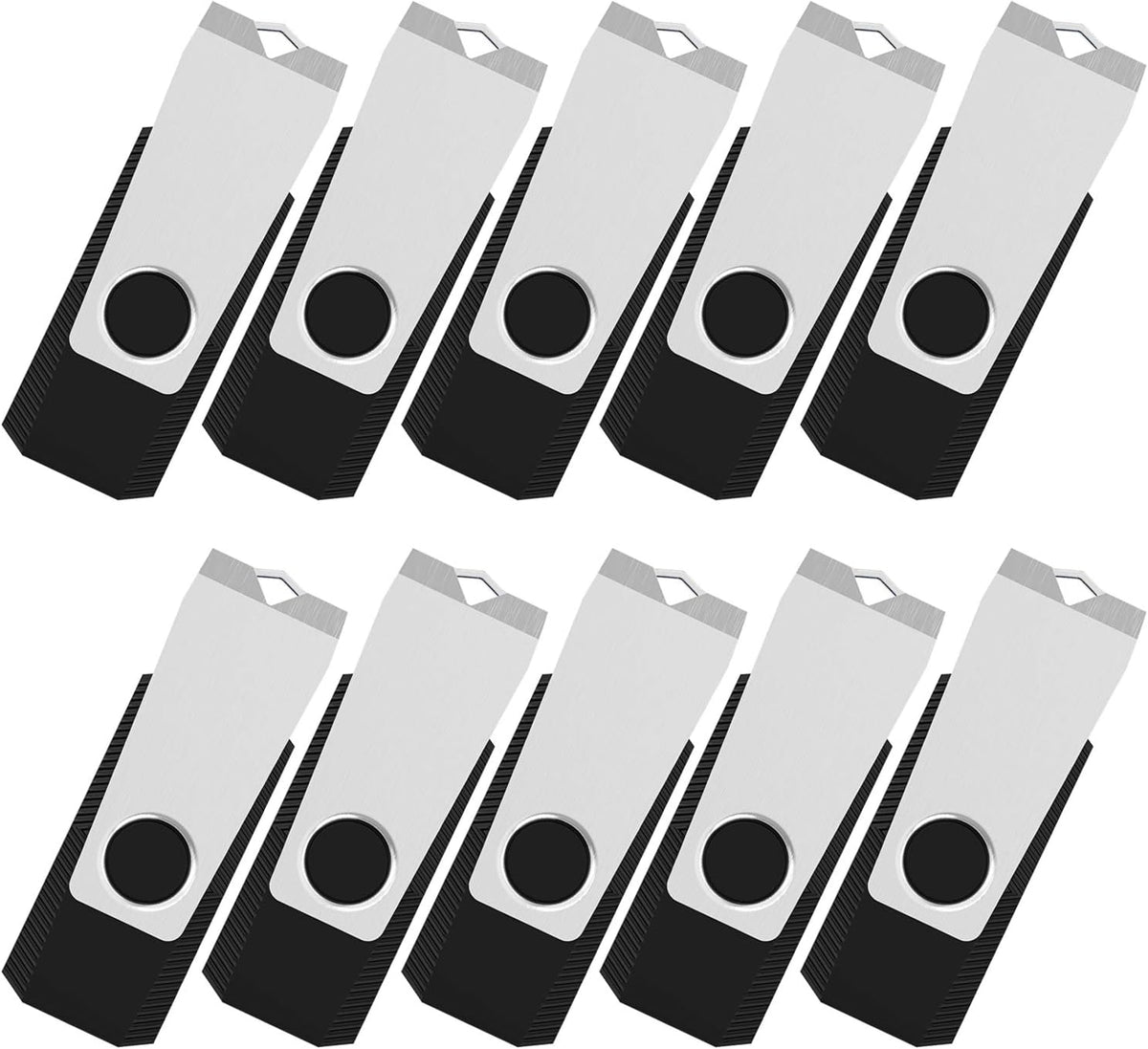 100 Pack 8GB USB 2.0 Flash Drive Black U706816