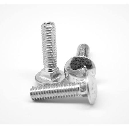 3/8 inch-16 x 4 inch Coarse Thread A307 Grade A Carriage Bolt Low Carbon Steel Zinc Plated Pk 300 D392