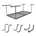 Overhead Storage Combo with 2 Racks and 18 Hooks B3704
