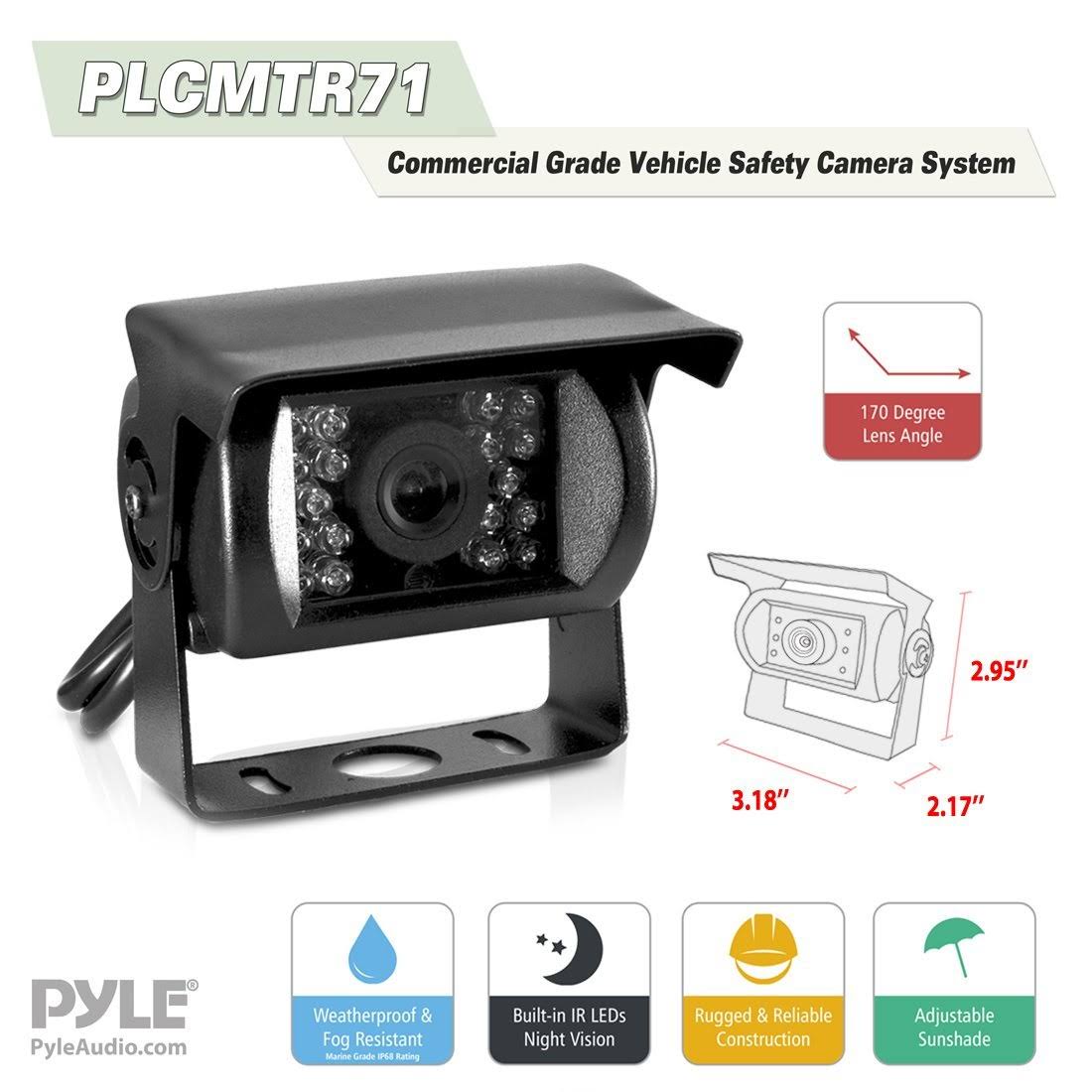 Weatherproof Rearview Backup Camera System Kit with 7 LCD Color Monitor T18777