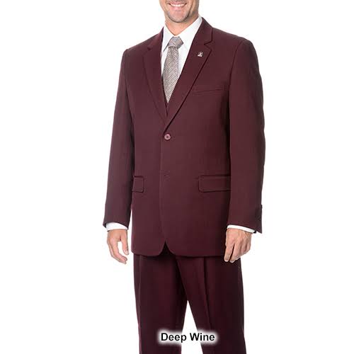 Navy Blue 40 Long Vested Suit X74990