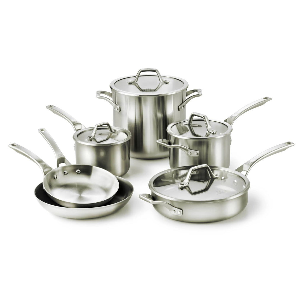10-Piece Stainless Steel Cookware Set C4659