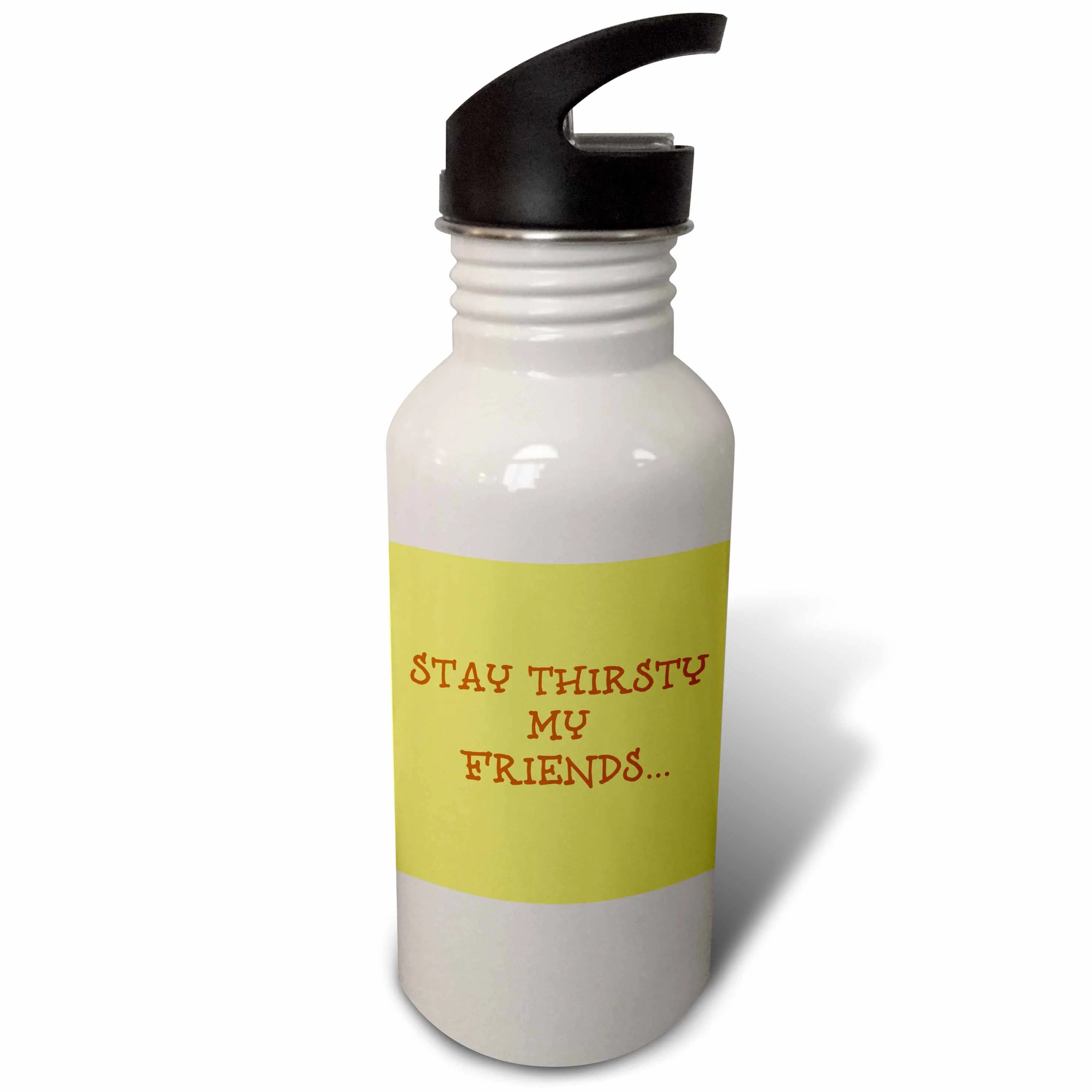 Yellow Background 21 oz Sports Water Bottle K1403