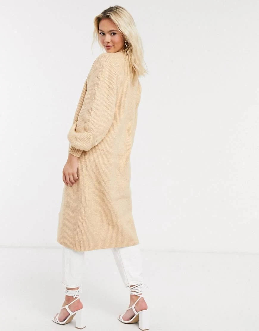 Neutral Maxi Cardigan P741514