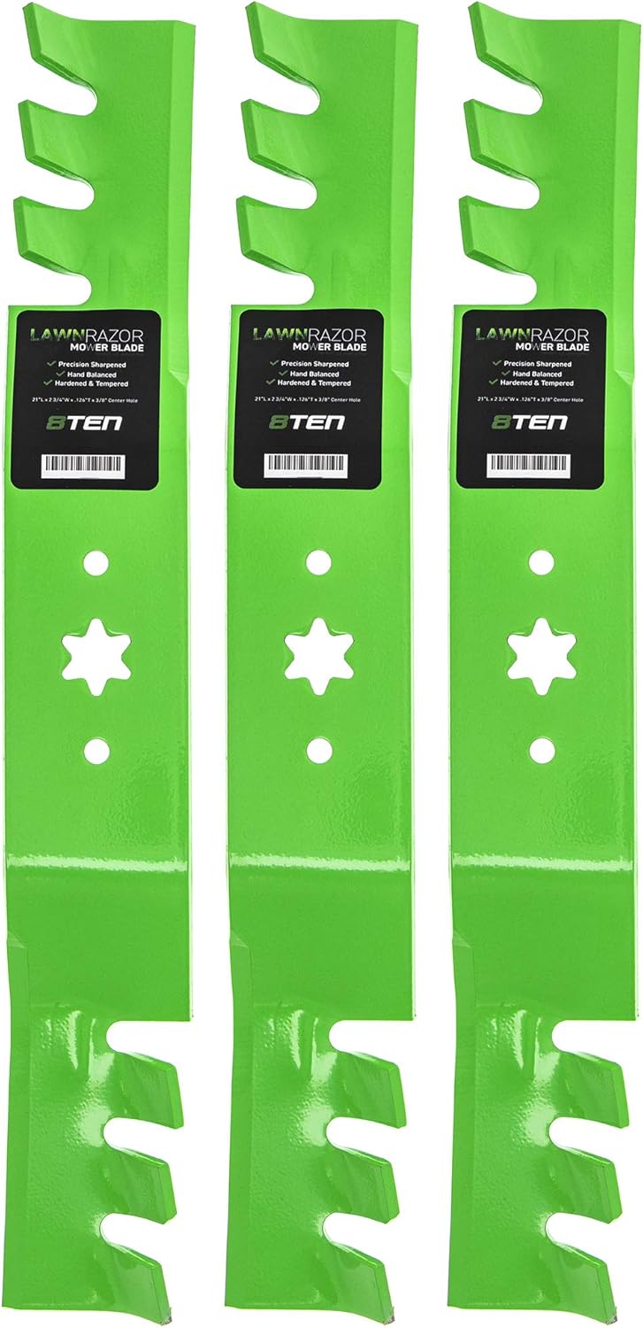 Toothed Mulching Blade 3 Pack for 50 inch Deck H8254