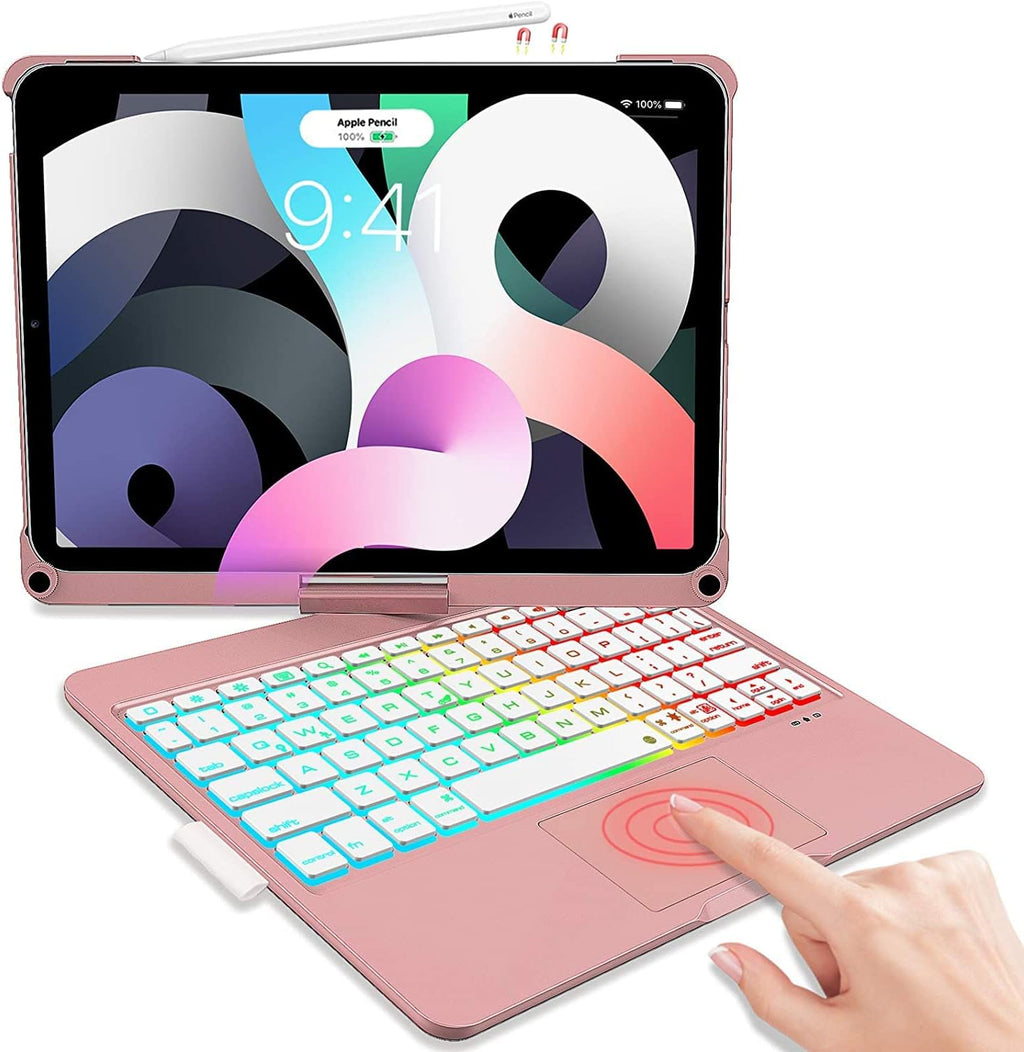 Black Backlit Keyboard Case for iPad Pro 11 inch with Trackpad and Pencil Holder X512816
