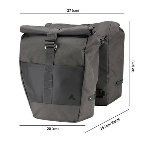 Charcoal Roll Up Pannier Bags - Pair P494246