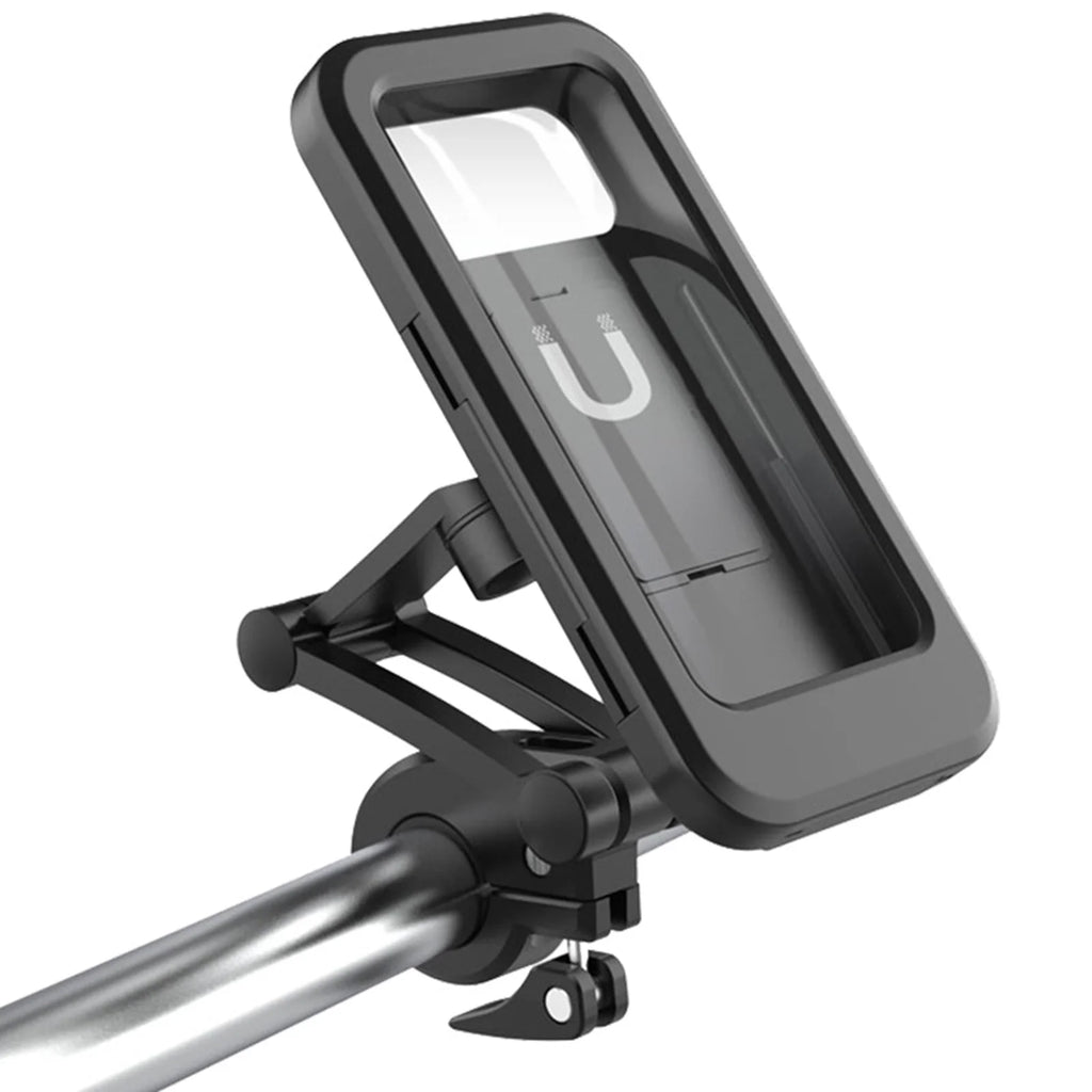 Waterproof Motorcycle Phone Mount Handlebar Phone Holder (Black) U944330