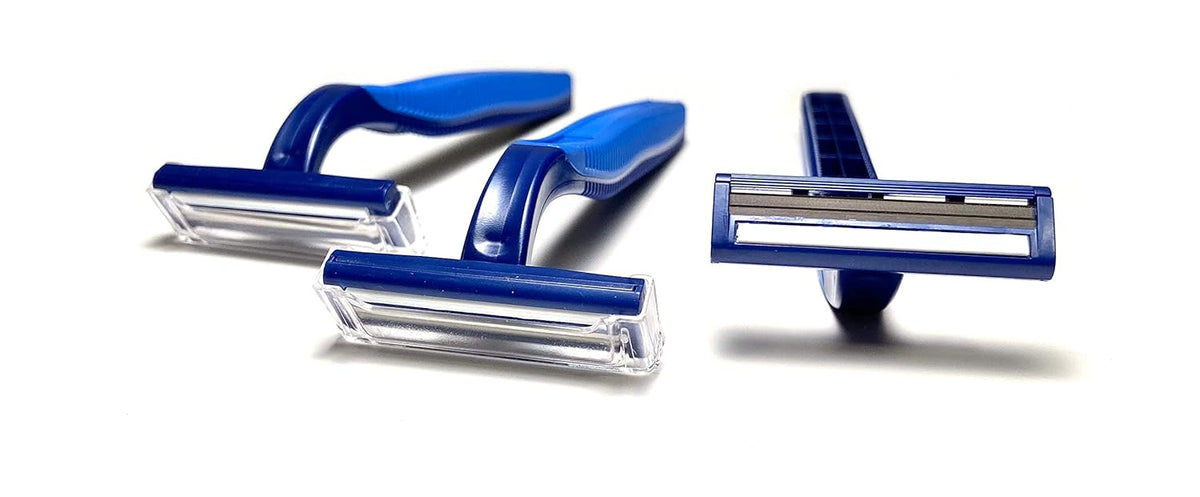 100 Premium Twin Blade Disposable Razors, Pack of 2 G74451