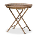 Gold-Tone Metal Folding Tray Table D3220