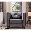 Grey Chesterfield Chair L562284