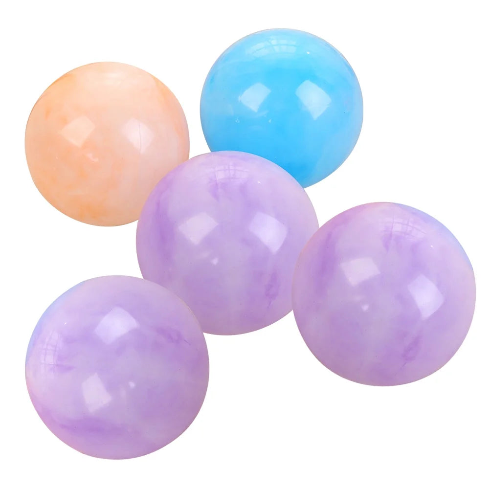 5pcs Plastic Bouncy Rubber Balls D255