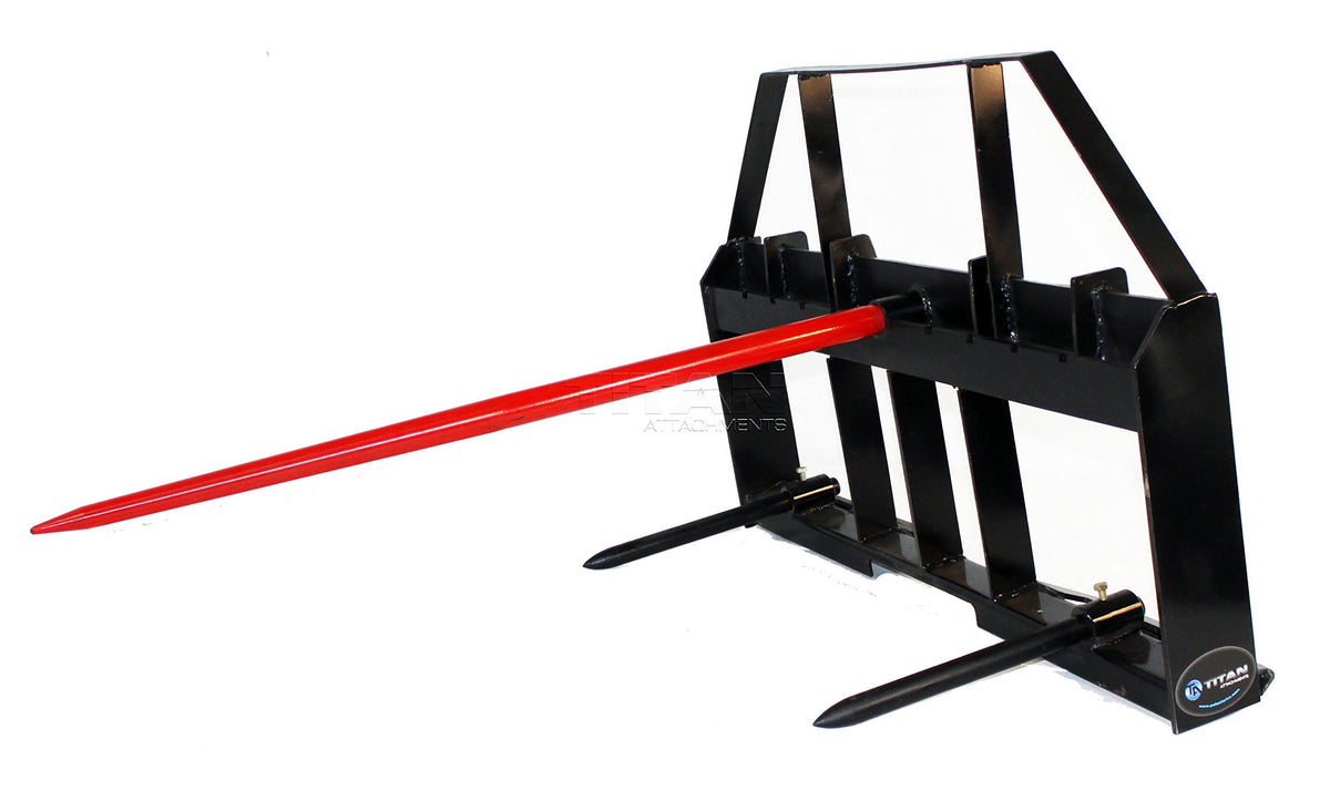 Skid Steer Hay Spear Attachment 3,000 lbs Capacity F537