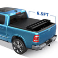 6.5Ft Quad Fold Tonneau Cover Soft Truck Bed Covers N498