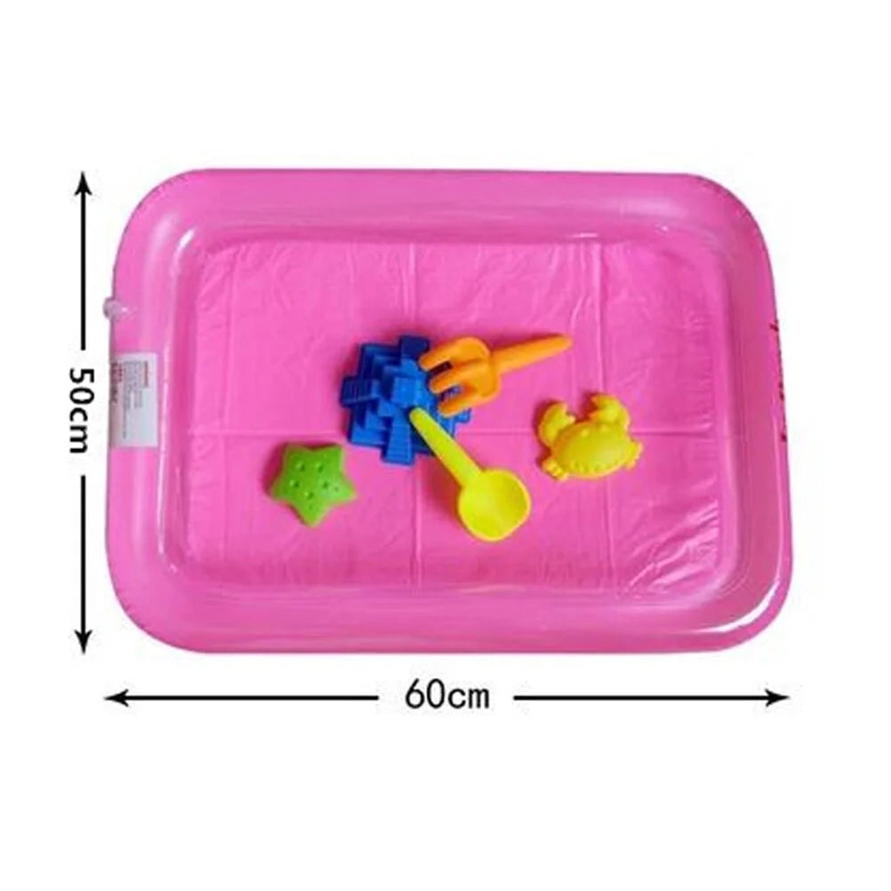 Pink Inflatable Sandbox Play Sand Toy Tray C569748