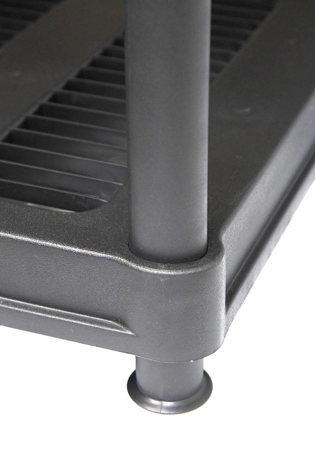 Black 5-Shelf Resin Shelf Unit Y487719