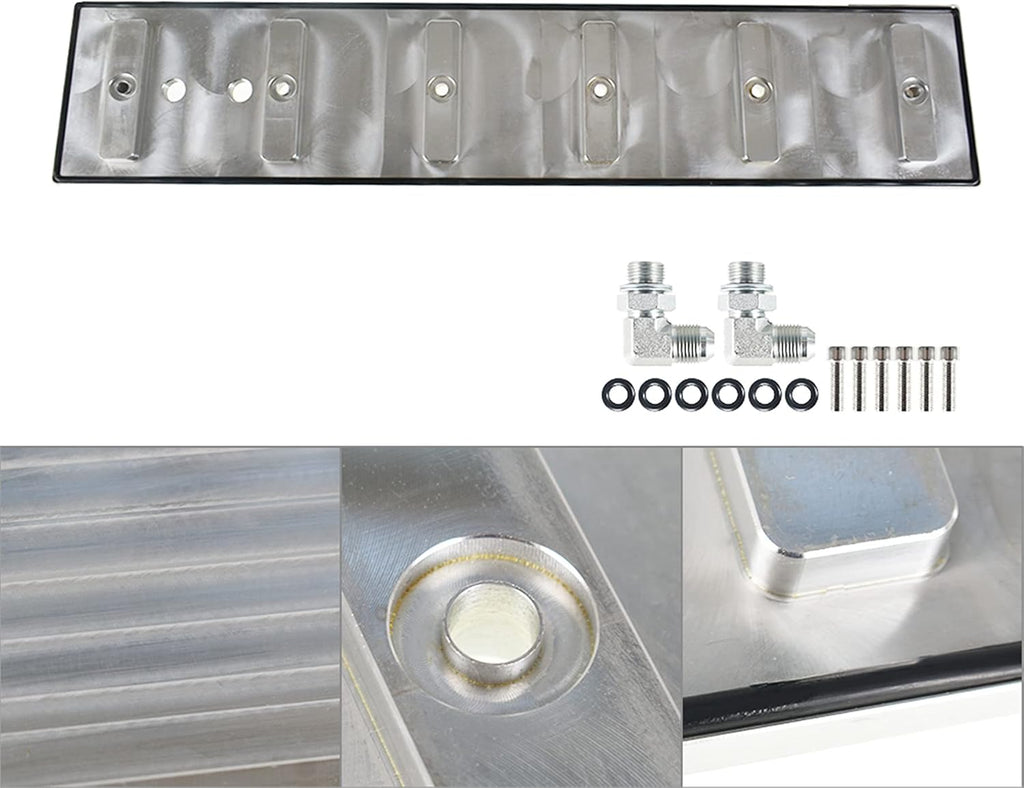 Billet Aluminum Tappet Cover Kit for Cummins 5.9L Dodge Ram 1500 2500 3500 12v 24v engines M690662
