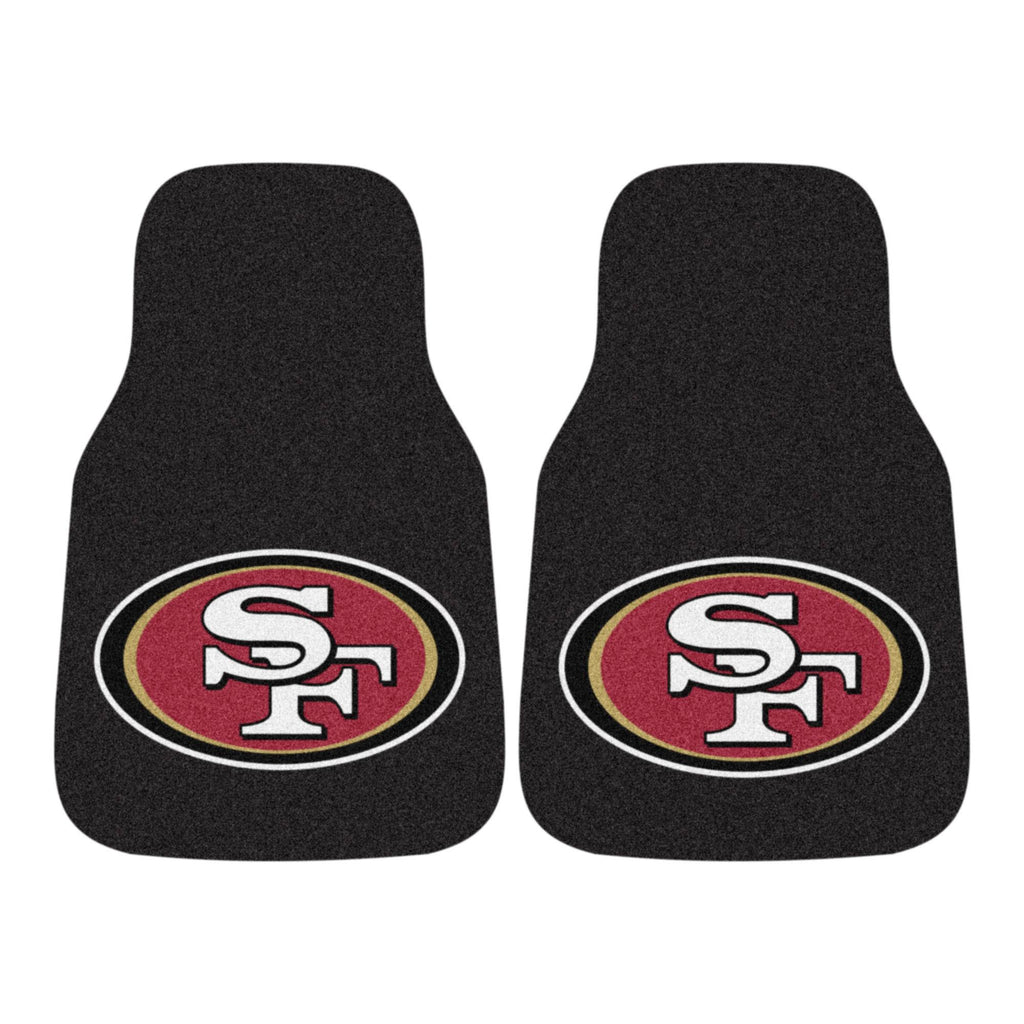 2-pc Set of Carpet Car Mats, Universal Size E809603
