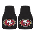 2-pc Set of Carpet Car Mats, Universal Size E809603