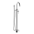 Chrome Single-Handle Floor Mounted Claw Foot Freestanding Tub Faucet J597