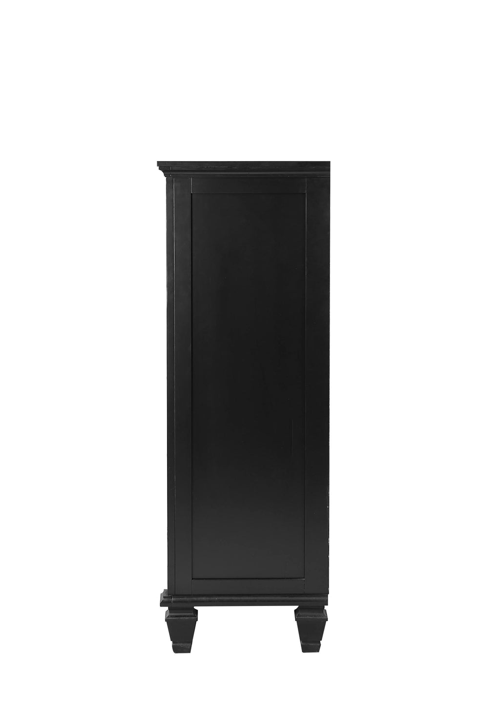 Black 5 Drawer Chest Q786623