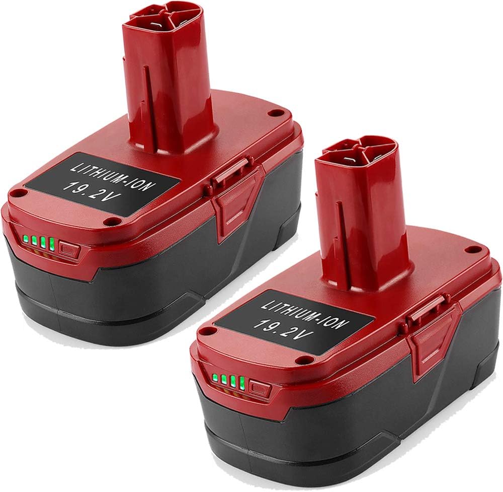 2 Pack 4000mAh Replacement Lithium Battery for Craftsman 19.2 Volt C3 T89559