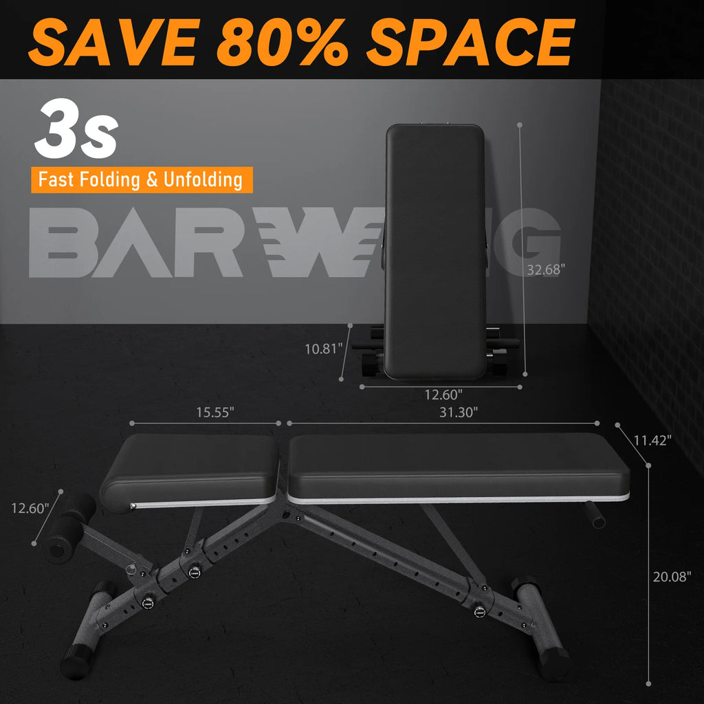 Adjustable Weight Bench Incline Decline Bench S328