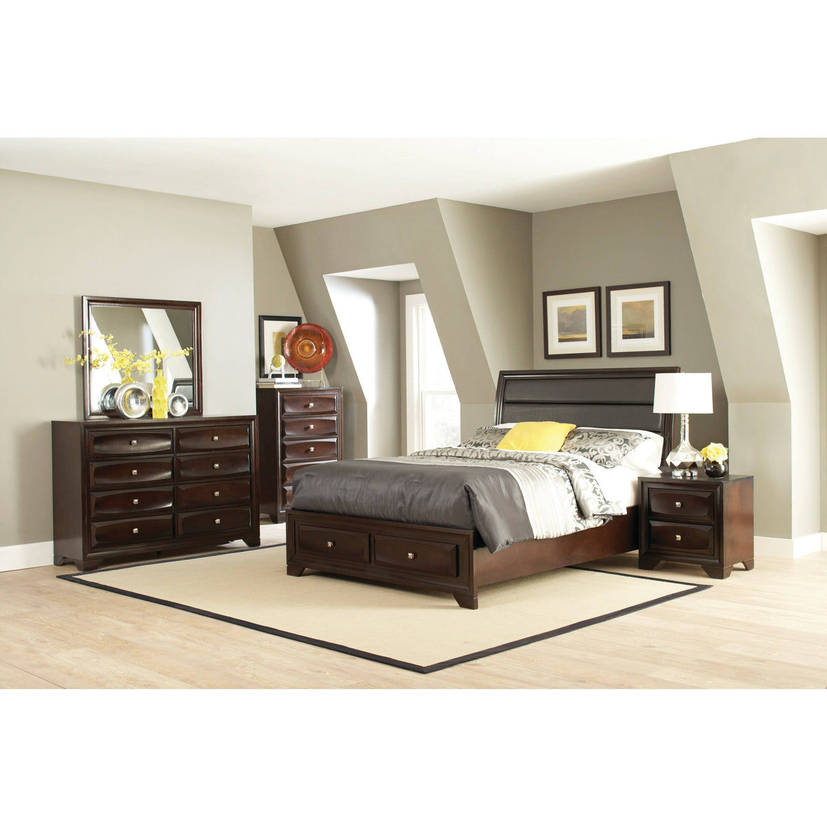 Cappuccino Nightstand J9445