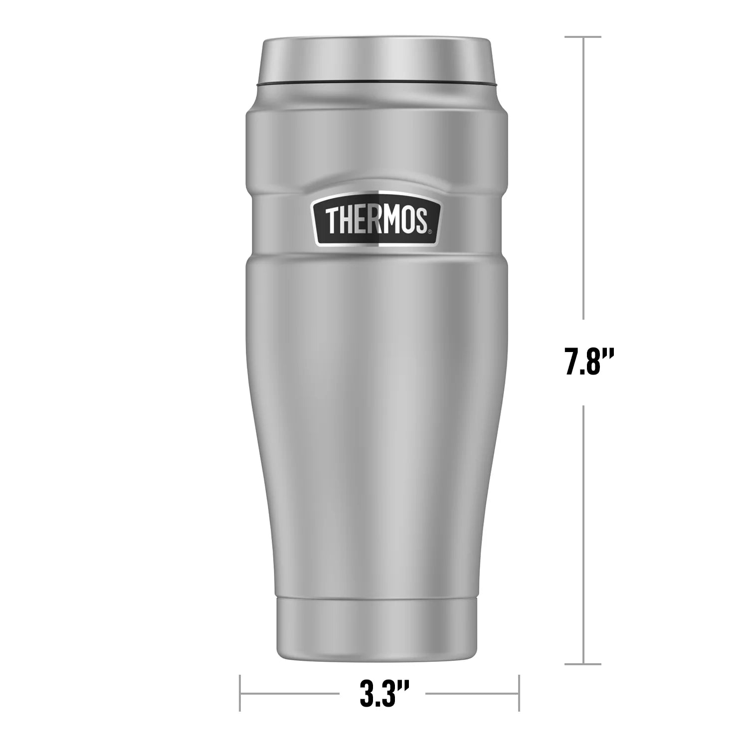 White Ranger Stainless Steel Travel Tumbler, Vacuum insulated, 16oz L82783