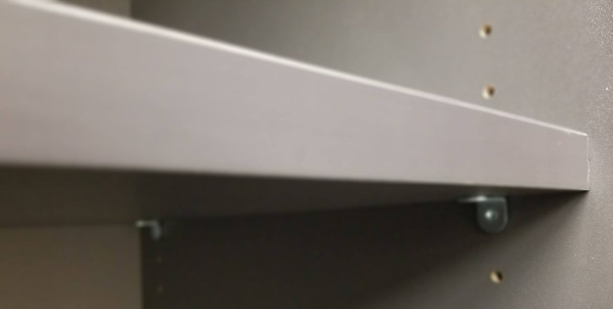 White Metallic Oversized 2-Door Base Cabinet M6848