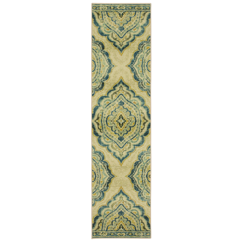 Blue Prismatic Runner L68306