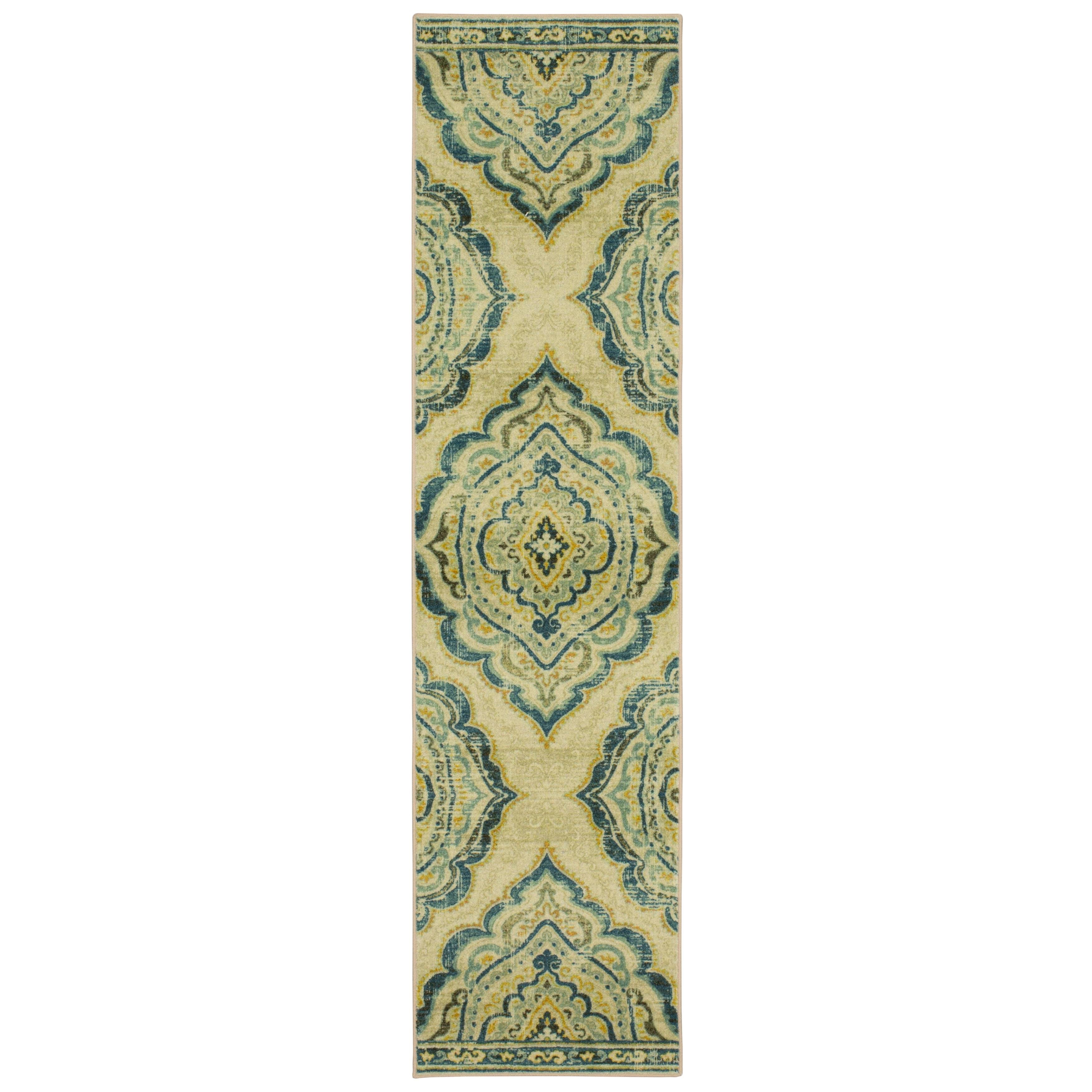 Blue Prismatic Runner L68306