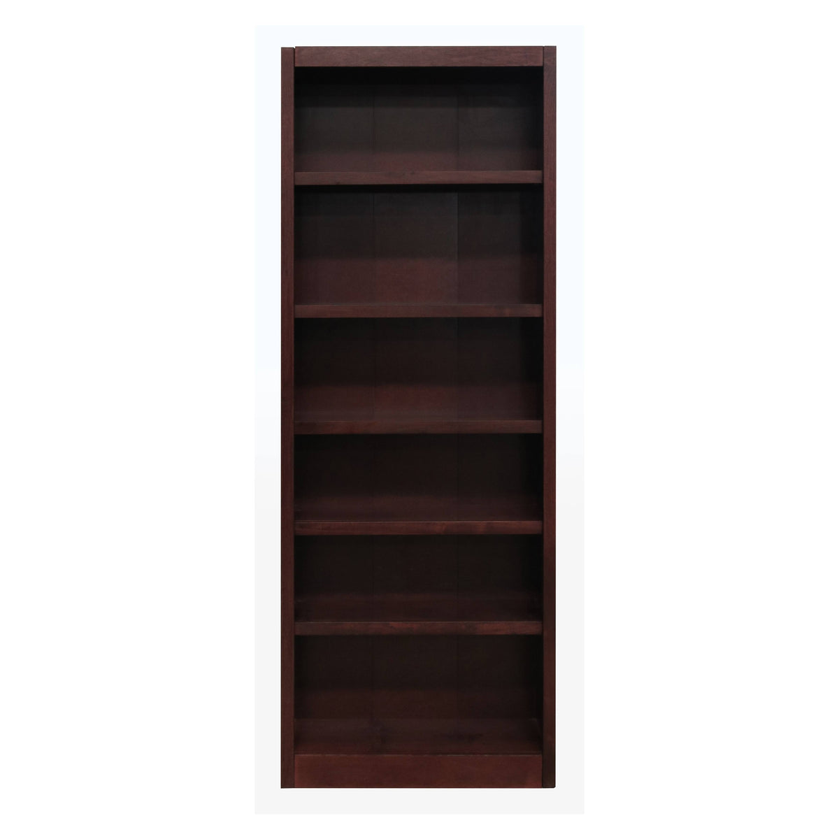 Cherry 6 Shelves Bookcase Q52845