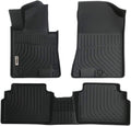 Black Front and Rear Car Mats for Hyundai Sonata 2020 2021 2022 F8180