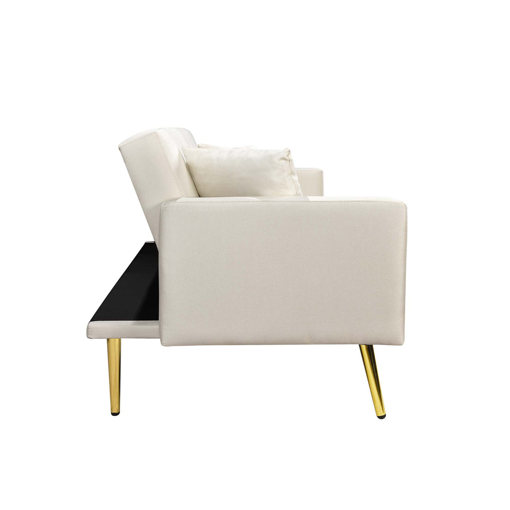 Foldable Fabric Futon Sofa Bed T340