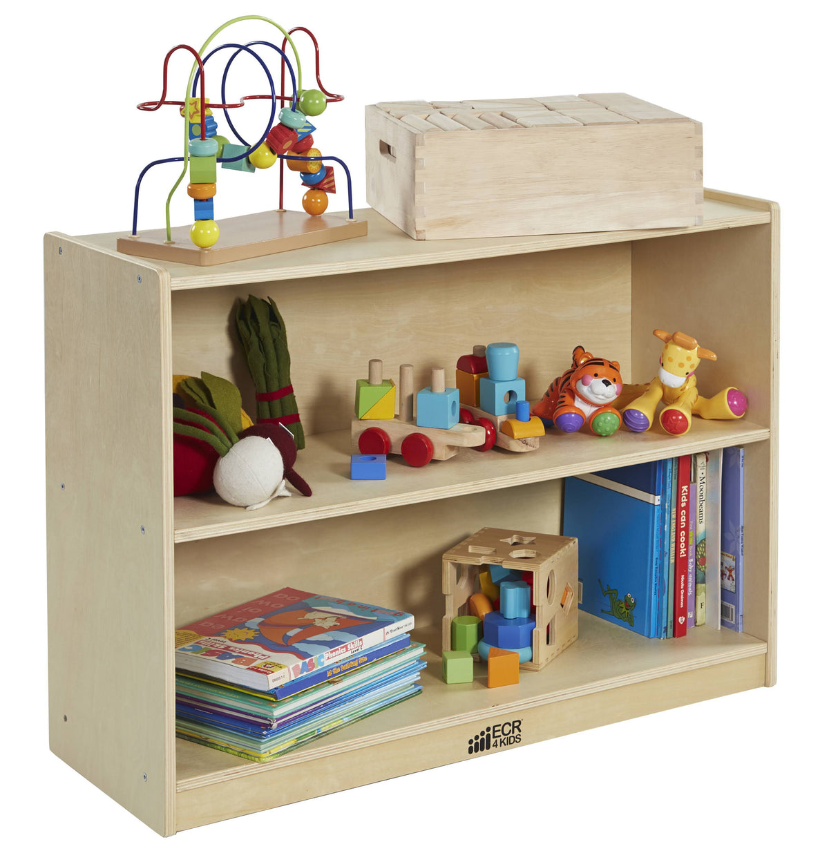 2 Shelf Birch Storage Cabinet Y466