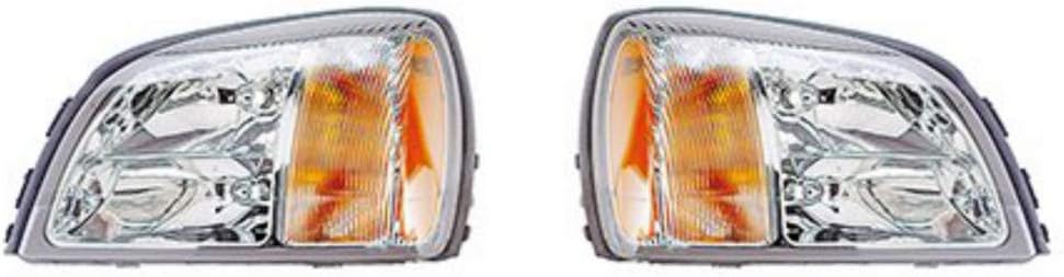 Pair Headlights for Cadillac Deville Y59410