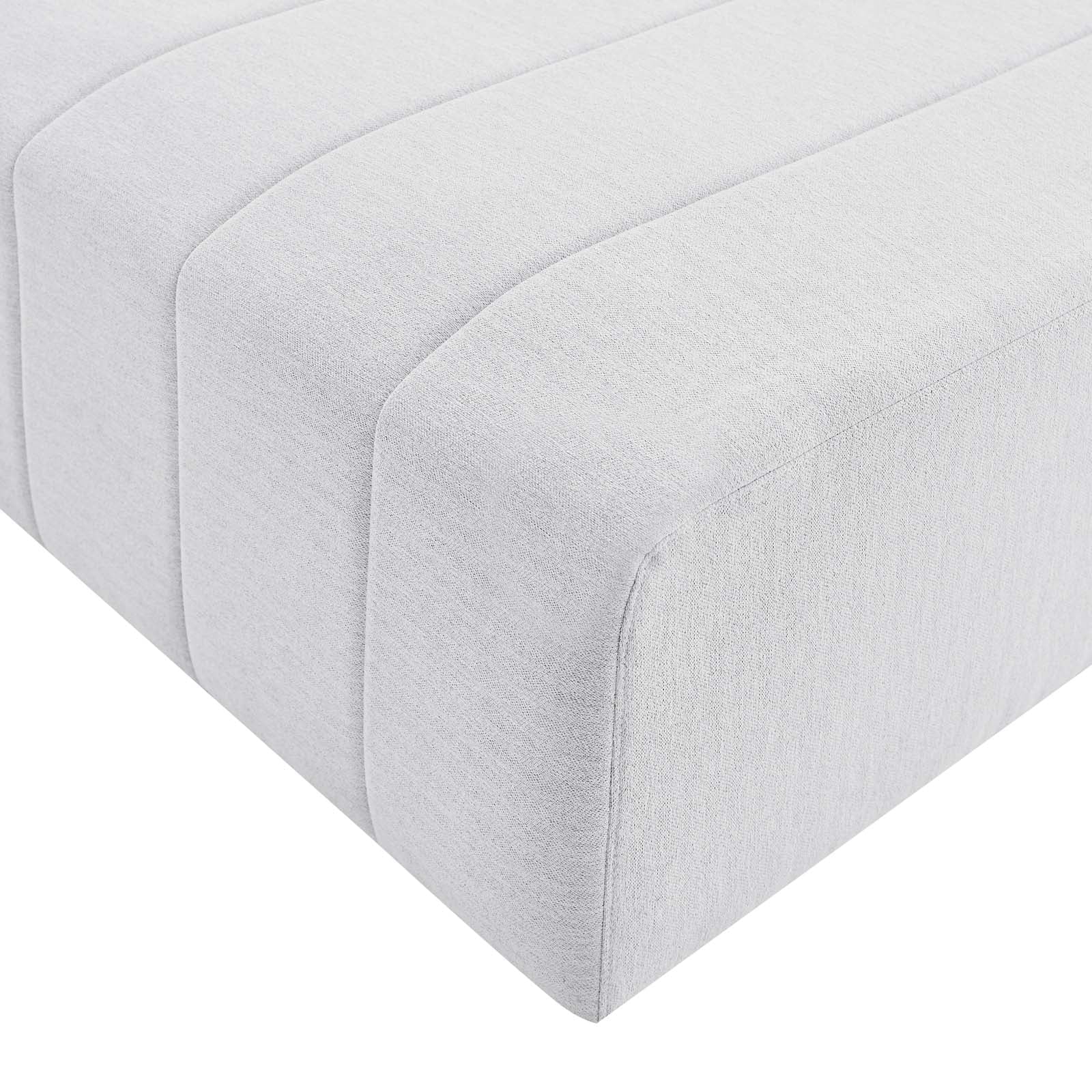 Ivory White Fabric Sofa Chair C66859