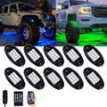 RGB LED Rock Lights Kit 10 Pods Multicolor Pack of 2 K26153