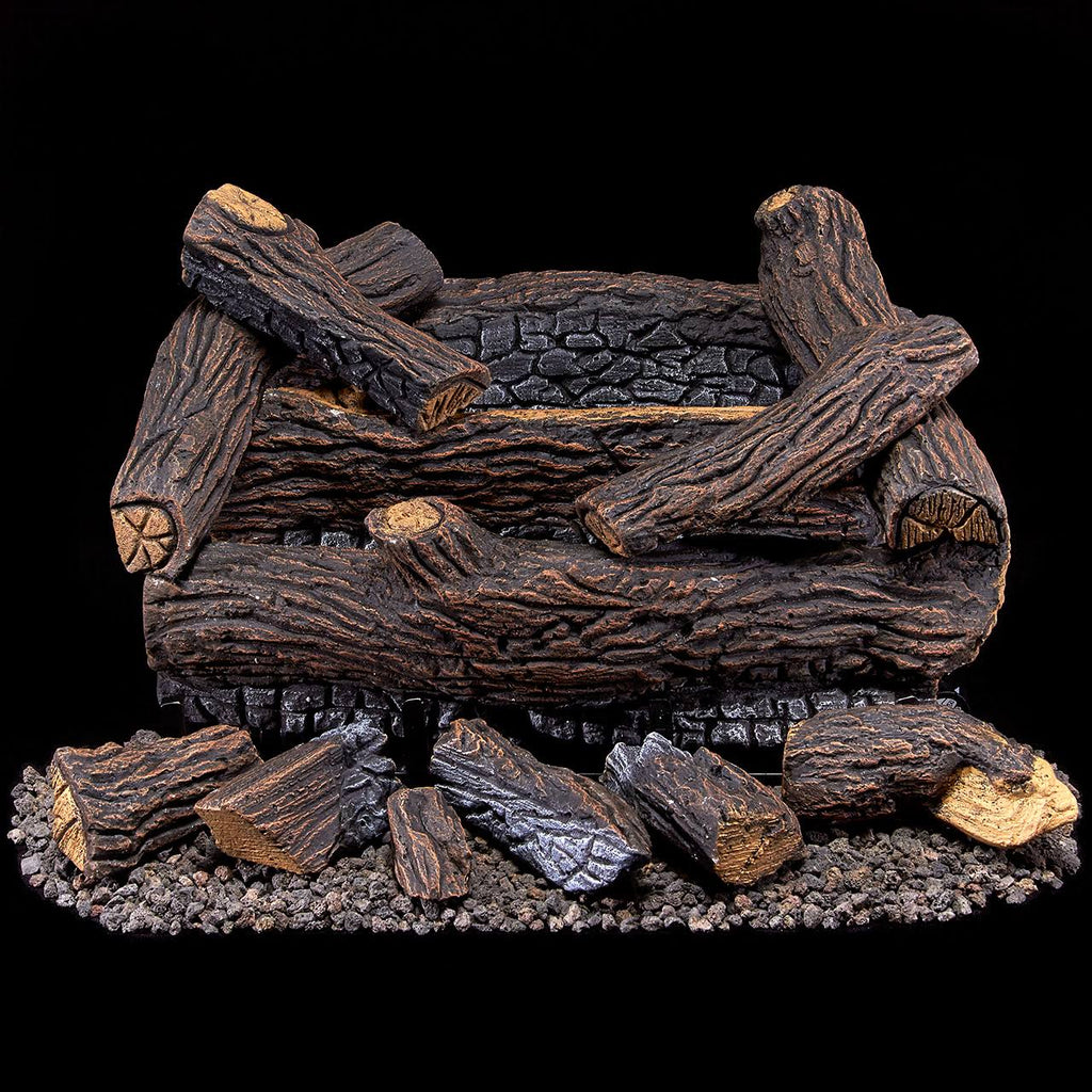 18 in. Ventless Dual Fuel Log Set Z860