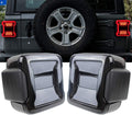 Smoked LED Tail Lights for Jeep Wrangler JL JLU 2018-2020, Pack of 2 A716055