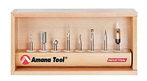 8-Pc CNC Router Bit Collection A5580
