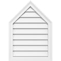 Peaked Top Surface Mount PVC Gable Vent A55602