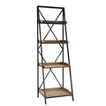 Wood Ladder Bookcase U649