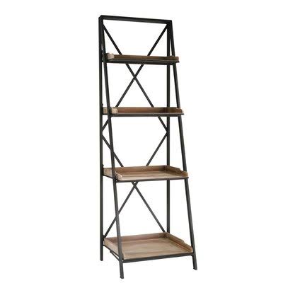 Wood Ladder Bookcase U649