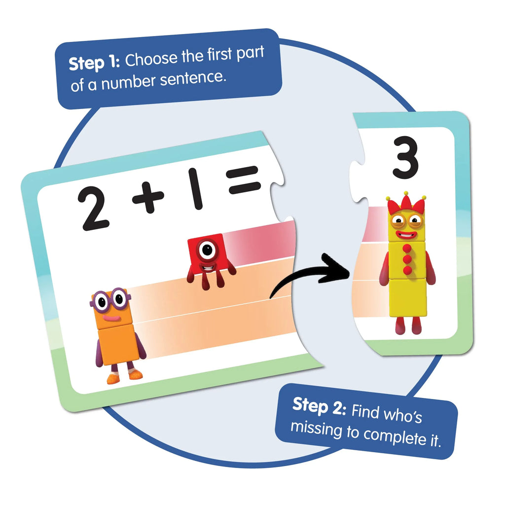Numberblocks Adding and Subtracting Puzzle Set J825