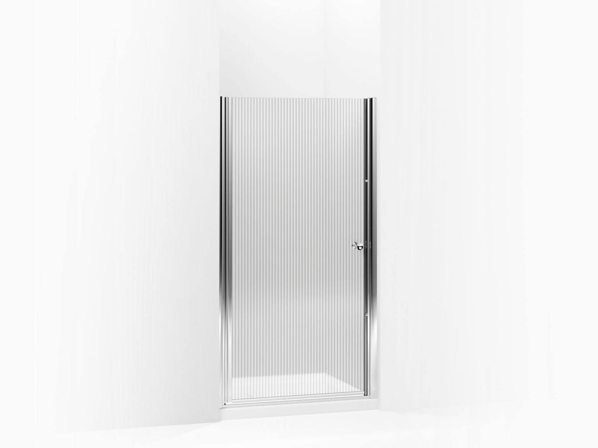 Frameless Pivot Shower Door, Bright Silver X764